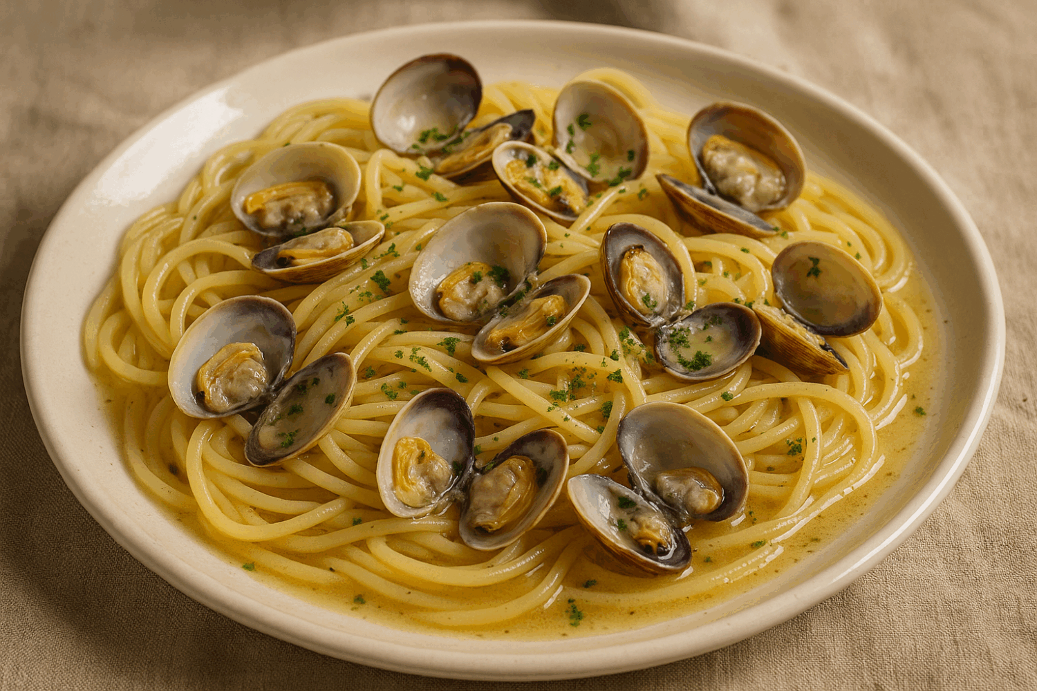 Spaghetti alle Vongole (Spaghetti with Clams)