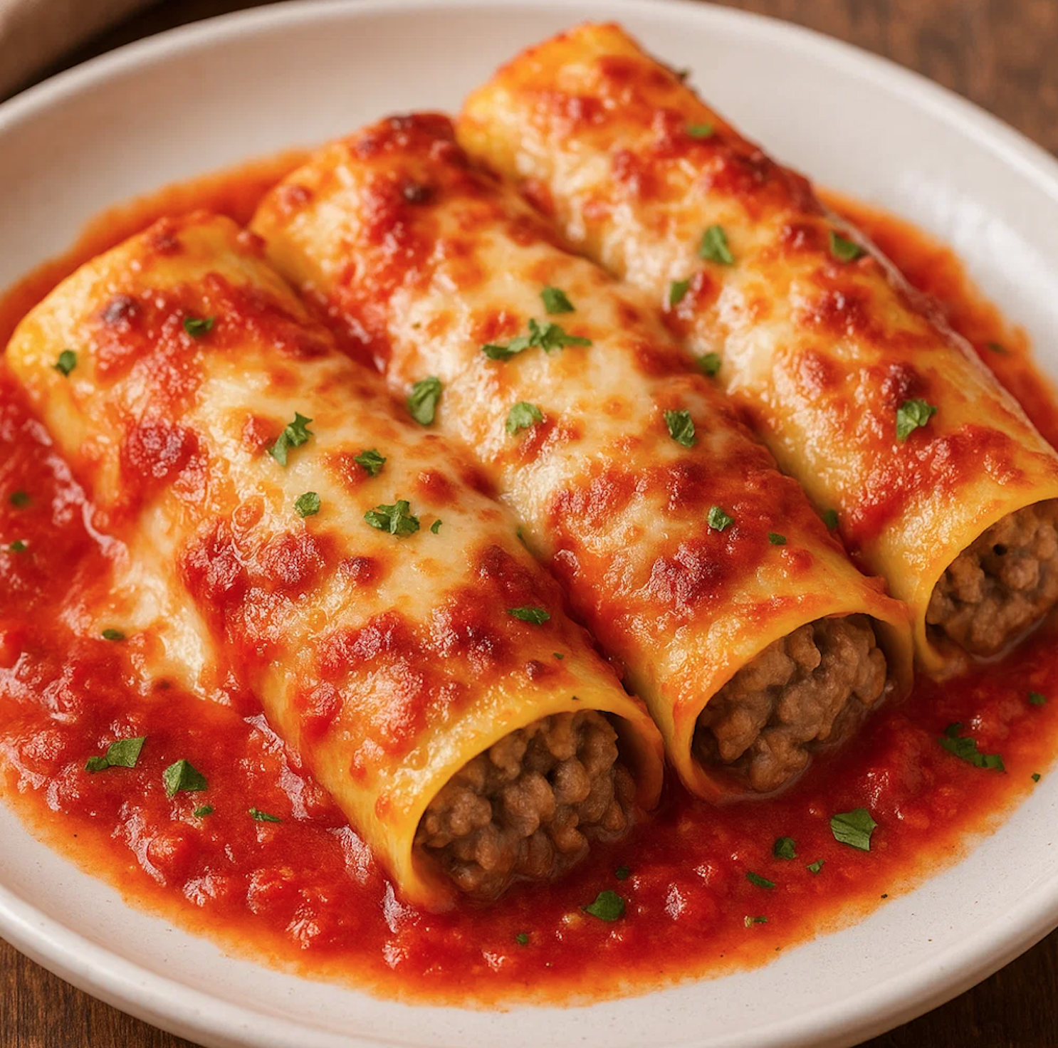Cannelloni Ripieni di Carne (Meat-Stuffed Cannelloni)